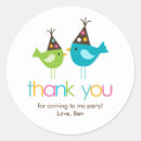 Recherche de oiseaux colorés autocollants Pour enfants