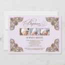 Recherche de lilas baptême invitations Fille