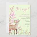 Recherche de fawn baby shower invitations Élégant