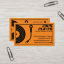 Suche nach plattenspieler visitenkarten Musik
