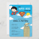 Recherche de superhero baby shower invitations Mignon
