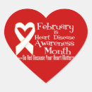 Recherche de maladie cardiaque autocollants Sensibilisation aux maladies cardiaques