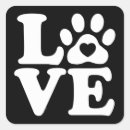 Recherche de petit chien blanc autocollants Typographie