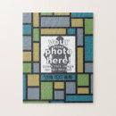 Recherche de motif géométrique puzzles Coloré