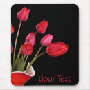 Suche nach tulpe blume mousepads Schwarz