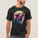 Recherche de graphique loup tshirts Nature