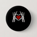 Recherche de main squelettique badges Goth valentine