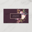 Recherche de couleur violette cartes visite Professionnel