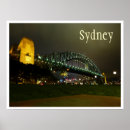 Suche nach sydney harbour bridge poster Nacht
