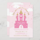 Recherche de château rose invitations Fille