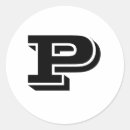Recherche de lettres p autocollants Alphabet