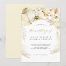 Recherche de pampas mariage invitations Aquarelle