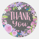 Recherche de merci marquer autocollants Floral