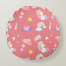 Recherche de petite licorne coussins Rose