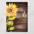 Recherche de tournesol mariage invitations Élégant