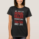 Recherche de serial killer tshirts Couple