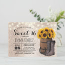 Recherche de western 16ans anniversaire invitations Doux 16