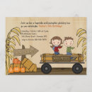 Recherche de hayride invitations Citrouilles