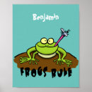 Suche nach grüner frosch poster Spaß