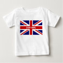 Recherche de anglais bébé tshirts Drapeau
