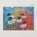 Suche nach bunte schafe postkarten Blume