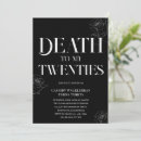 Recherche de gothique anniversaire invitations Drôle