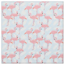 Recherche de flamants roses tissus Motif