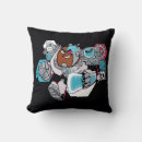 Suche nach cyborg kissen 10 titanen gehen cartoon