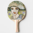 Recherche de belle raquettes ping pong Fleurs