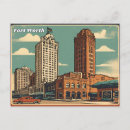 Recherche de fort worth cartes postales Rétro