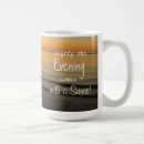 Recherche de sérénité tasses Coucher de soleil