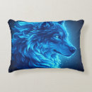 Recherche de loup bleu coussins Animal