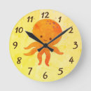 Recherche de dessin de poulpe horloges Vie marine
