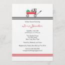 Recherche de wagon baby shower invitations Petit wagon rouge