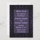 Recherche de black and purple invitations Gothique