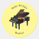 Recherche de pianiste avec autocollants Instrument