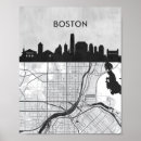 Suche nach boston city poster Skyline von boston