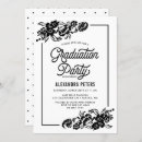 Recherche de black and white graduation invitations Classe de 2025