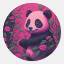 Recherche de panda rouge autocollants Animaux