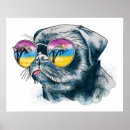 Suche nach pug poster Sunglasses