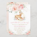 Recherche de son aquarelle florale invitations Petite fille