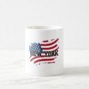 Recherche de drapeau new york tasses Américain