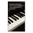 Recherche de pianist cartes visite Professeur de musique