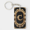 Suche nach monogramm c schlüsselanhänger Elegant