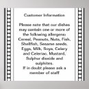 Suche nach allergien poster Lebensmittelallergie