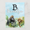 Recherche de chimpanzee cartes postales Gorille