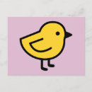 Recherche de poussin jaune cartes postales Rose