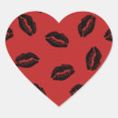 Recherche de rouge lèvres autocollants Jour des valentines
