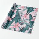 Recherche de palme papier cadeau Flamingo