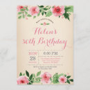 Recherche de aquarelle rose invitations Fête d'anniversaire